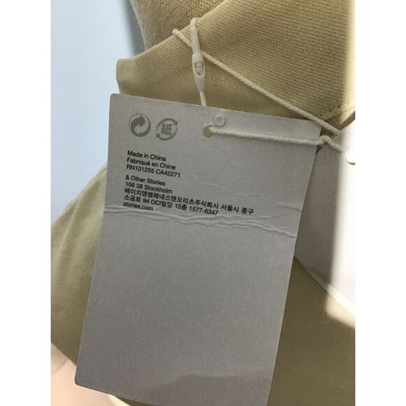 Stockholm Atelier Cream Knee-Length Dress MED - Picture 6 of 11